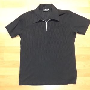Positano short-sleeved shirt,men's,black,polyester